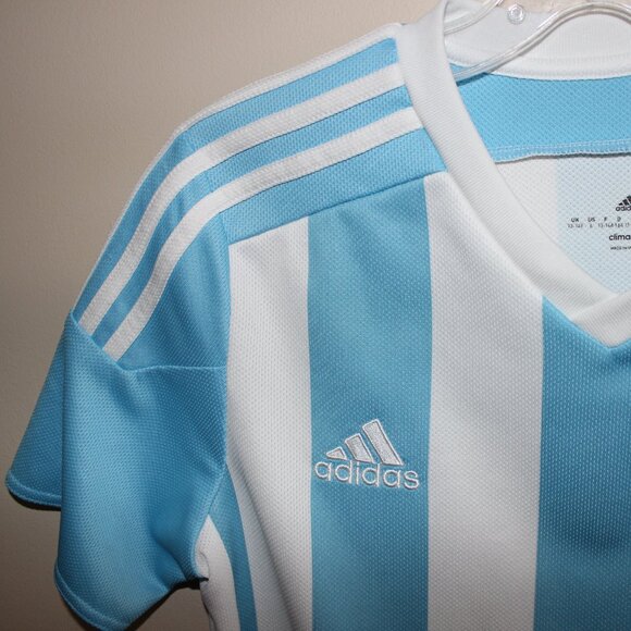 3/$77❤️Adidas ARGENTINA 2015-16 home shirt Kids Youth Boys US Large UK 13-14Y - Picture 5 of 11